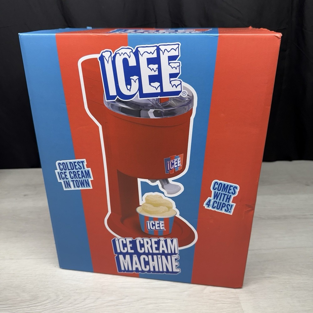 ICEE Ice Cream Machine Soft Serve Maker Red Electric 120V 990-008 NEW SEALED
